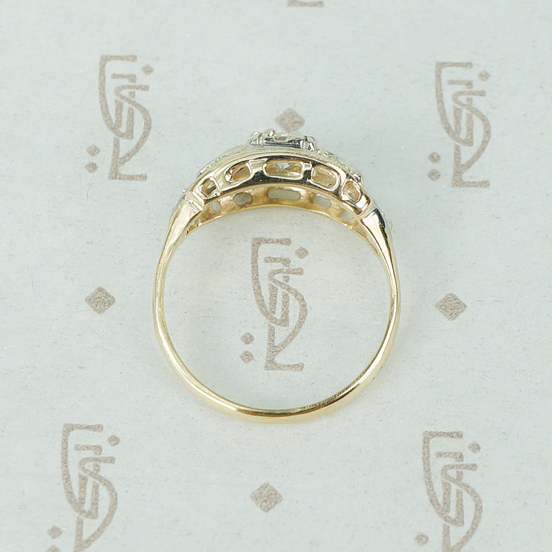 Vintage 1930's Diamond Set Engagement Ring