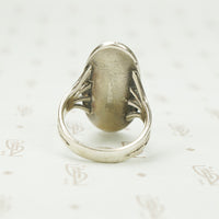 Jasper in Sterling Vintage 1942 Ring