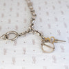 Chunky 1950's Watch Chain and Fobs by AI