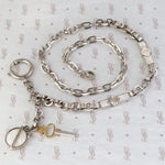 Chunky 1950's Watch Chain and Fobs by AI