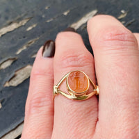An Ancient Intaglio Ring Diana