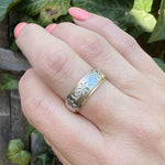 Fab Shooting Star Wedding Band