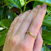 Curvaceous 18k Gold Tiffany Wedding Band