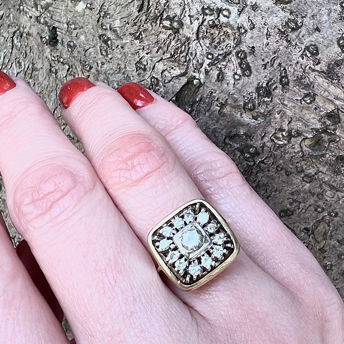 Fabulous Mid Mod Diamond Ring