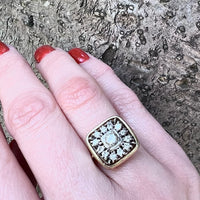 Fabulous Mid Mod Diamond Ring