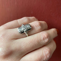 Classic Art Deco Diamond Cocktail Ring