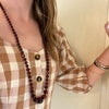 Glowing Cognac Colored Bakelite Beads