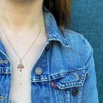 Sweet & Petite Edwardian Pearl and Diamond Pendant