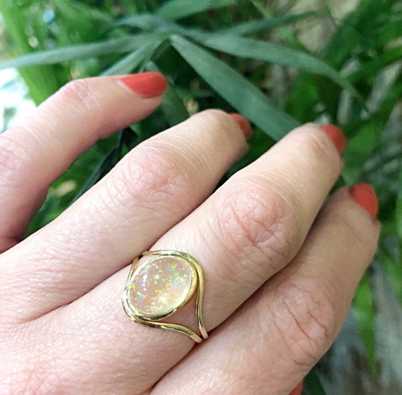 Lively Luminous Jelly Opal Ring 720 for GSL