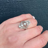 Platinum Filigree OMC Diamond Ring