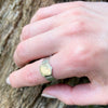 Victorian Hand Worked Silver Signet Ring
