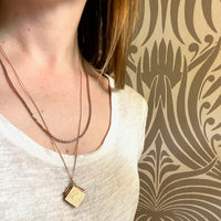 Engraved Victorian Locket in Ornate Frame