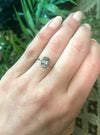 The Oval Aquamarine Ring in Recycled White Gold
