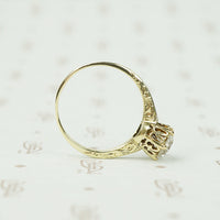 Vintage 1 carat Old Euro Diamond Solitaire