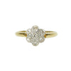 Vintage Diamond set Rosette Ring