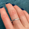 Faceted Engraved Mens Band