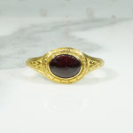 Antique 20k Gold Carbuncle Ring