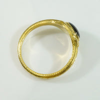 Antique 20k Gold Carbuncle Ring