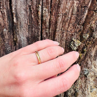 Tri Tone 18k Gold Size 5.75 Rolling Ring