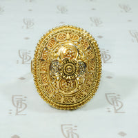 Fancy Indian 21k Gold Ring
