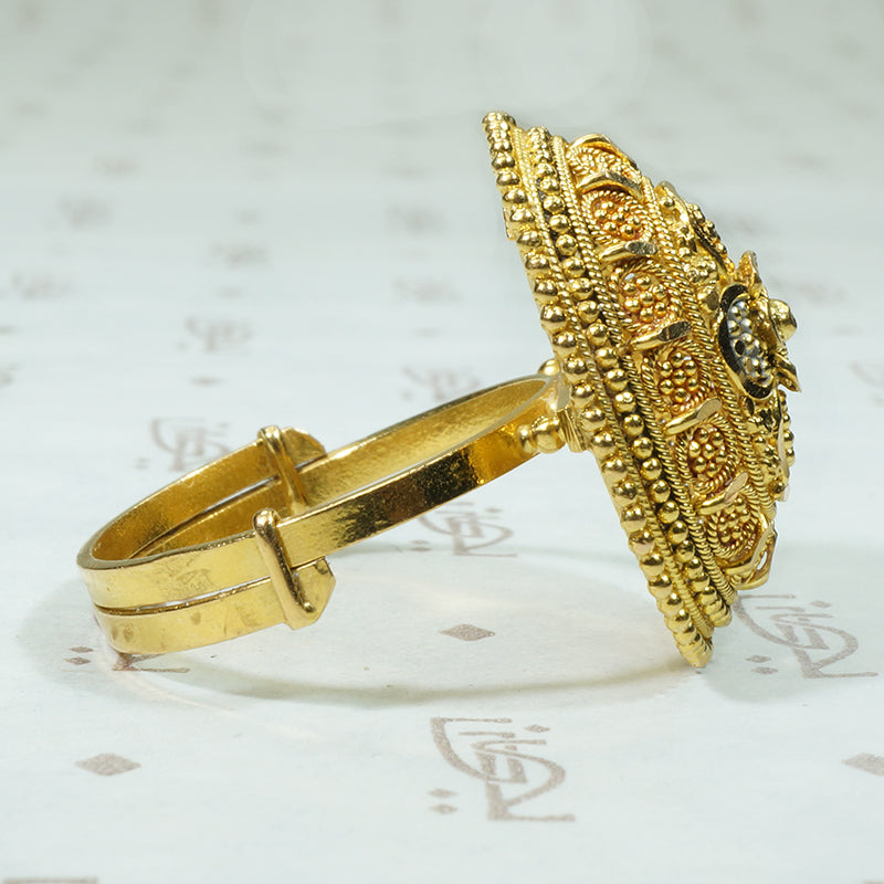 Fancy Indian 21k Gold Ring