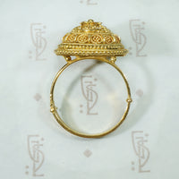 Fancy Indian 21k Gold Ring