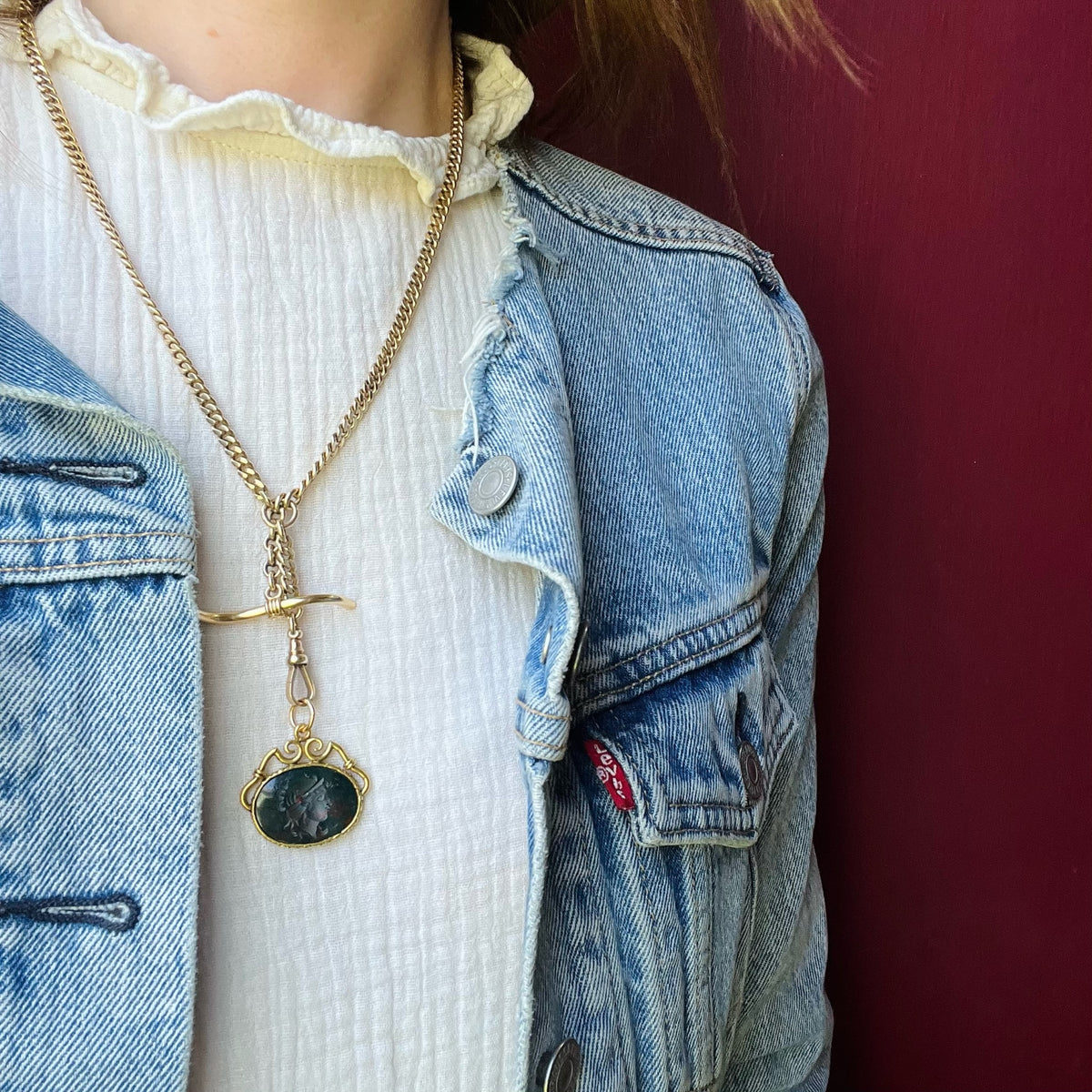 Artemis Intaglio in Bloodstone