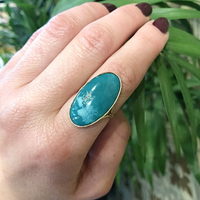 The World From Space A Specimen Turquoise Ring