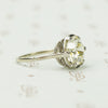 Stunning Platinum Deco 2.26 OEC Diamond Solitaire