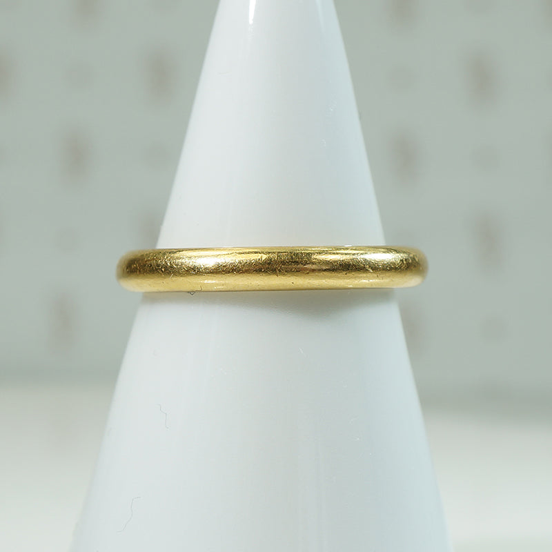 Fabulous 22k Wedding Band Circa 1896