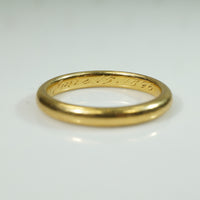 Fabulous 22k Wedding Band Circa 1896