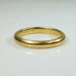 Fabulous 22k Wedding Band Circa 1896