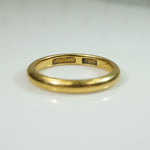 Fabulous 22k Wedding Band Circa 1896