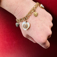 All the Hearts Charm Bracelet by AI