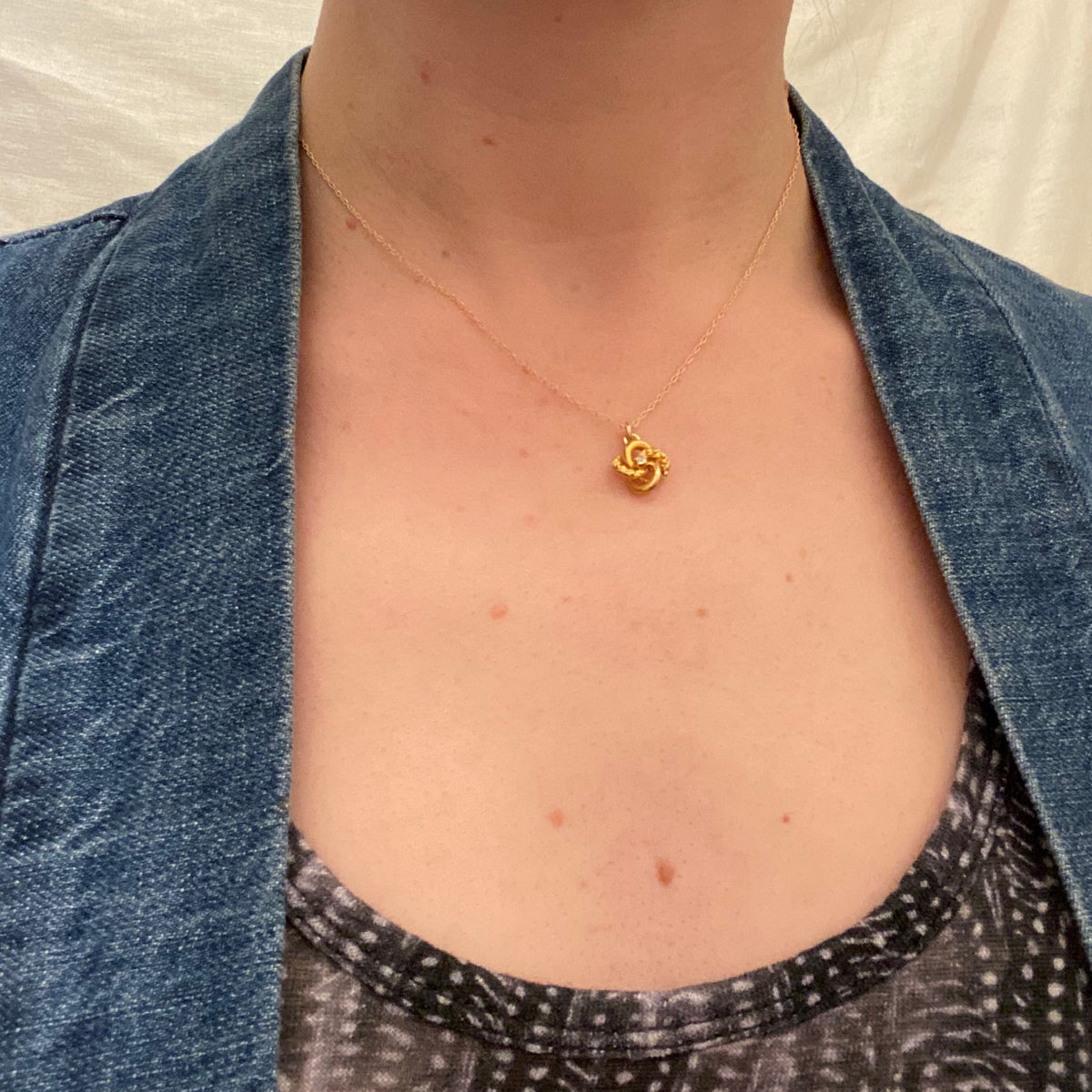Prettiest Victorian Love Knot Pendant