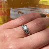 Beauty Squared A 1940's Diamond Engagement Ring