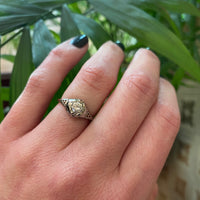 Vintage 1920's Filigree Engagement Ring