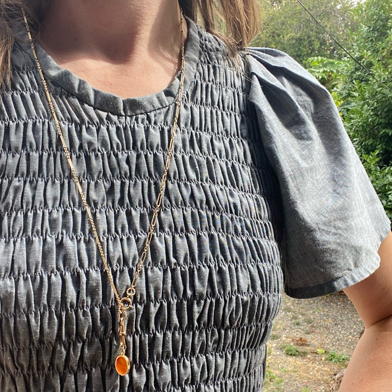 Fancy Gold Chain Convertible Necklace by Ancient Influences