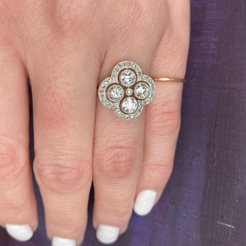 Stunning Edwardian Diamond Ring