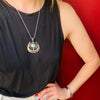 Mid Century Norwegian Sterling & Amazonite Necklace