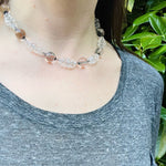 Extra Special Pools of Light and Rock Crystal Deco Necklace