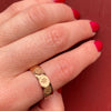 Dotted Daisy Rose Gold Cigar Band