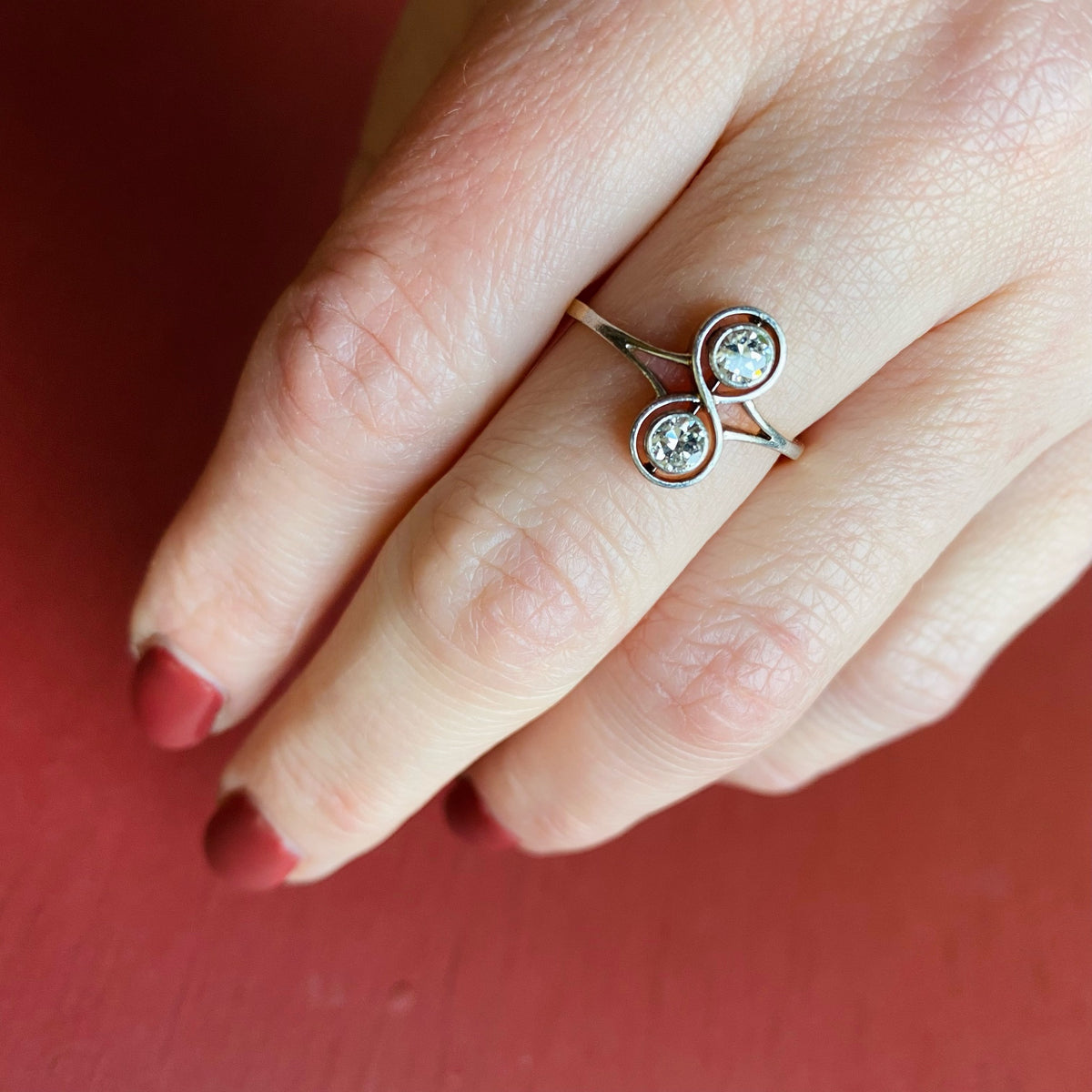 The Infinity Vintage Diamond Ring
