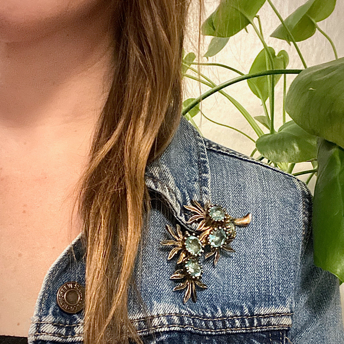 Hattie Carnegie Spray of Flowers Brooch