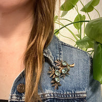 Hattie Carnegie Spray of Flowers Brooch