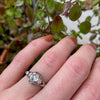 Dreamy Detailed OMC Diamond Solitaire Deco Ring