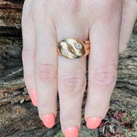 Double OMC Diamond Set Snake Ring
