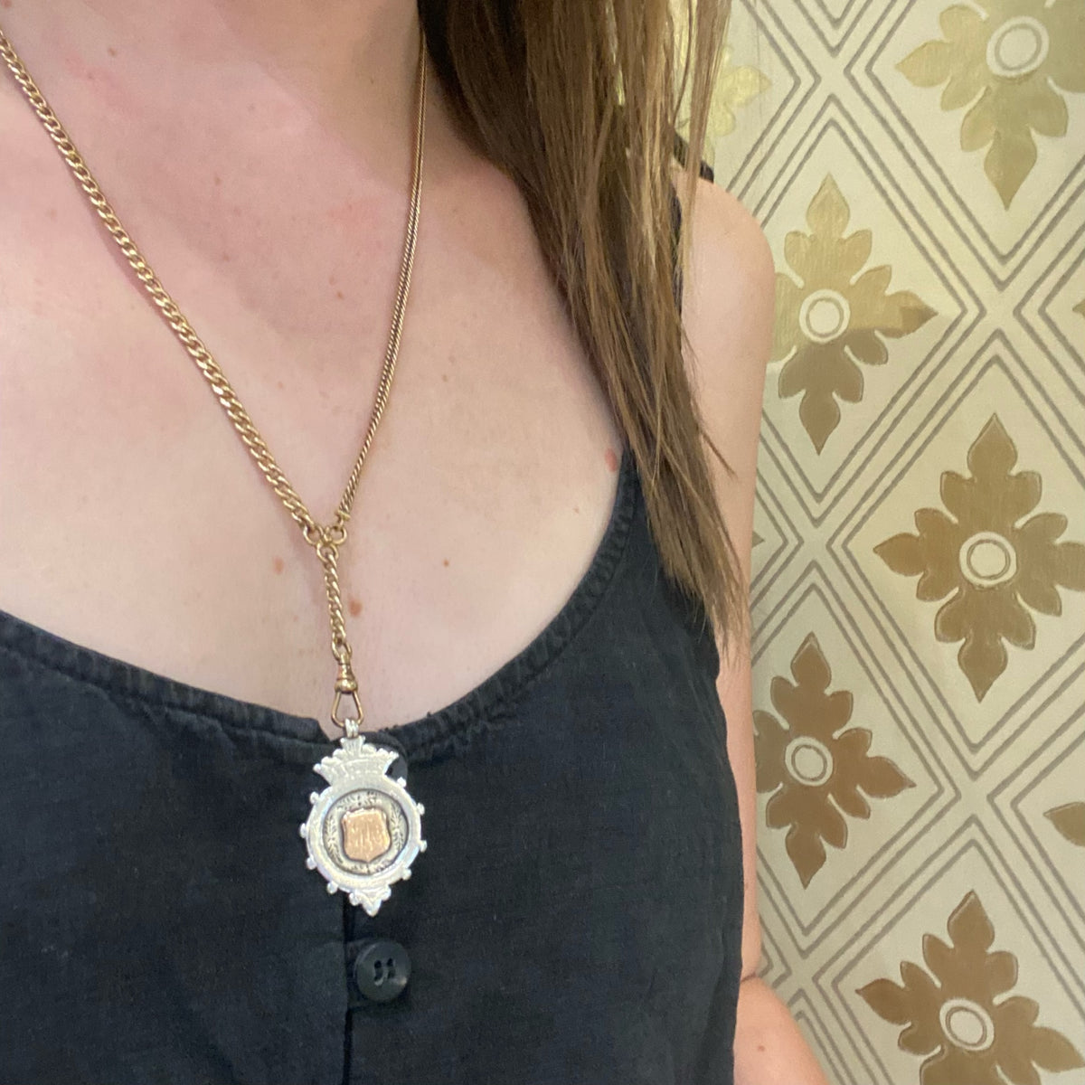 Fabulous Curbs Married Chains Necklace