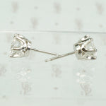 2 Carat Diamond Platinum Stud Earrings