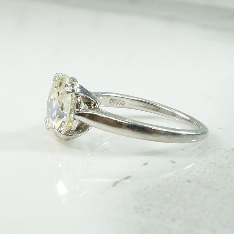 Stunning 2 Carat OEC Diamond Platinum Solitaire